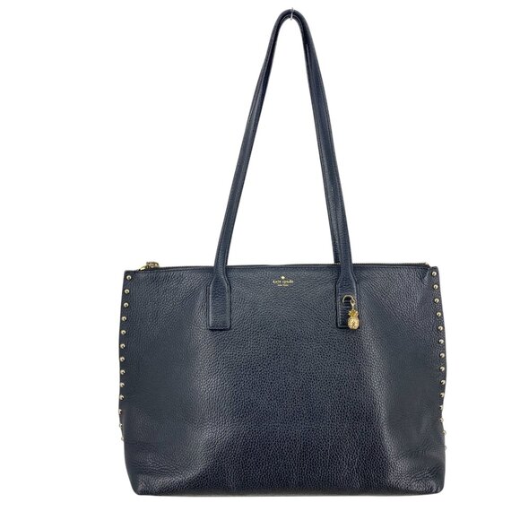 Kate Spade On Purpose Leather Studded Tote Bag - Picture 1 of 15